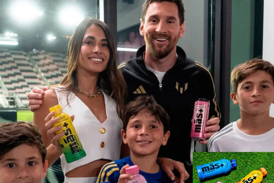 Lionel Messi tiene su propia marca de bebidas hidratantes