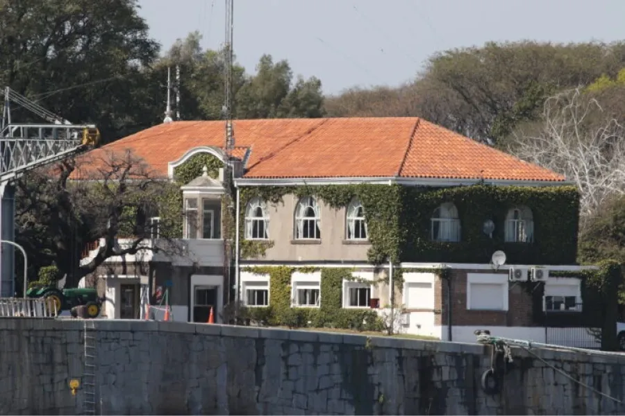 Vista del Yatch Club de Puerto Madero, donde se realizó el cumpleaños de la mamá de Máxima