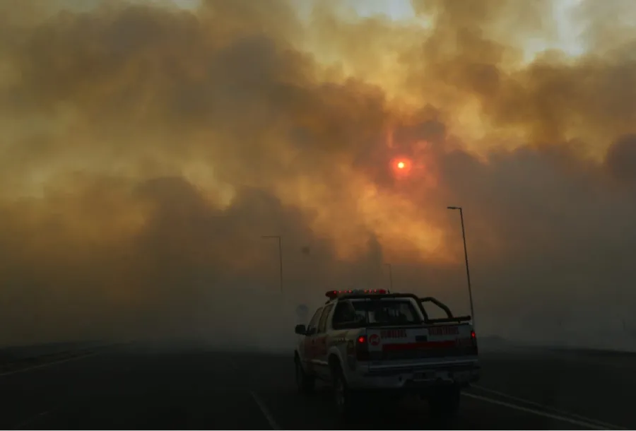 Una cortina de humo avanza sobre Argentina por los vientos que llegan desde los incendios forestales en Bolivia