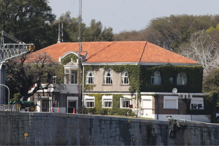 Vista del Yatch Club de Puerto Madero, donde se realizó el cumpleaños de la mamá de Máxima