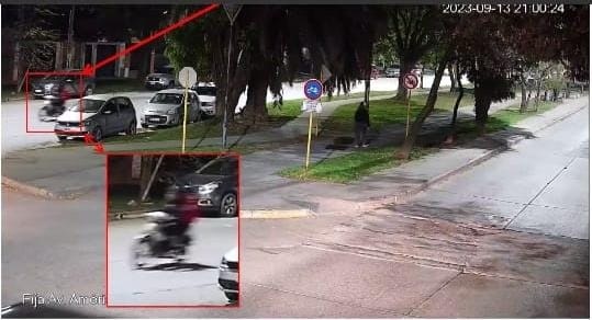 POCA VISIBILIDAD. Una cámara de seguridad demostró que la zona del tiroteo era poco transitada y con vegetación.