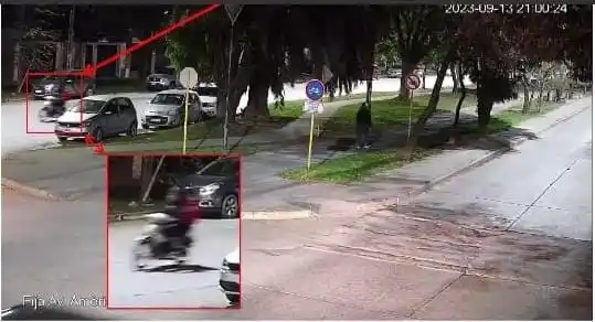 POCA VISIBILIDAD. Una cámara de seguridad demostró que la zona del tiroteo era poco transitada y con vegetación.