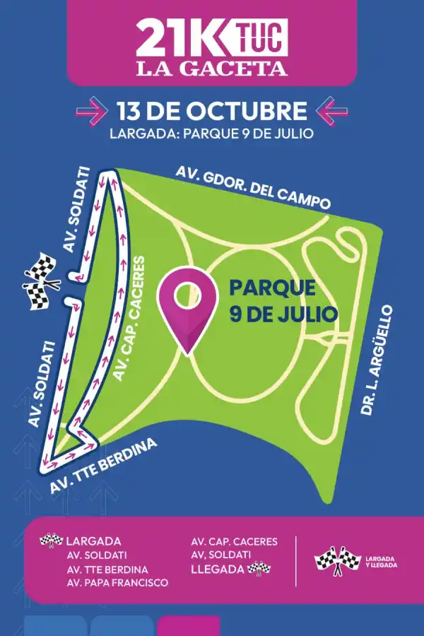 ¿Cómo será el nuevo recorrido de los 21K de LA GACETA?