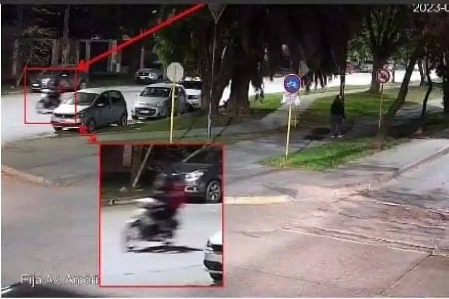 POCA VISIBILIDAD. Una cámara de seguridad demostró que la zona del tiroteo era poco transitada y con vegetación.