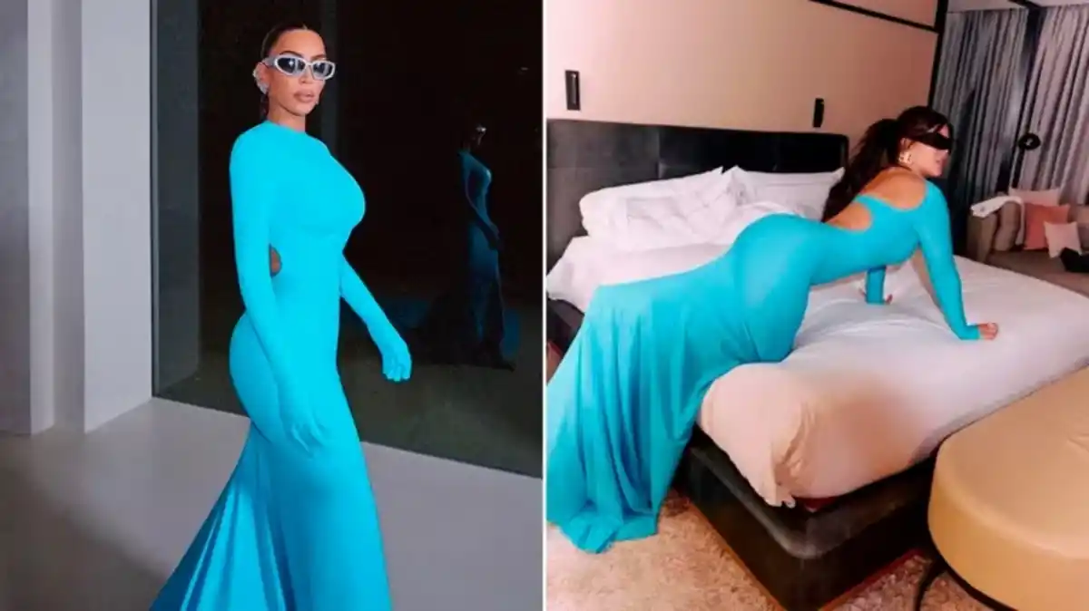 A qué celebridad internacional le copió Wanda Nara el vestido que usó en los Martín Fierro