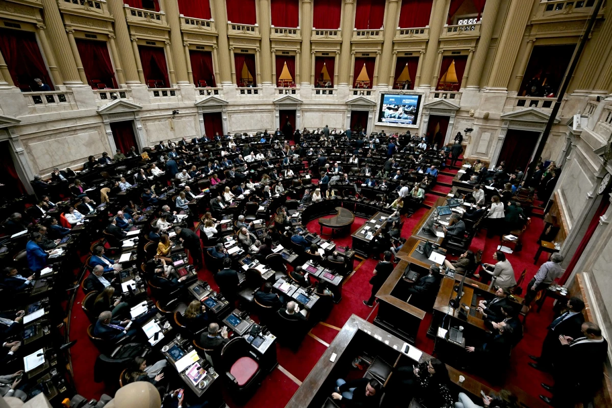 DIPUTADOS. La sesión especial se extendió hasta después de las 15. AFP