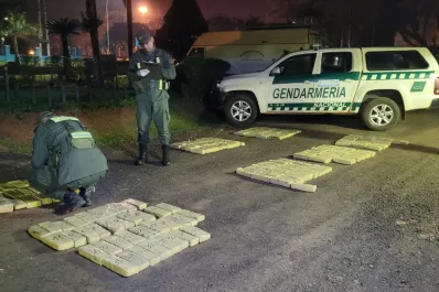 Encontraron más de 190 kilos de marihuana a orillas del Río Paraná