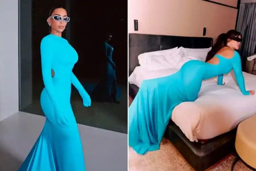 A qué celebridad internacional le copió Wanda Nara el vestido que usó en los Martín Fierro