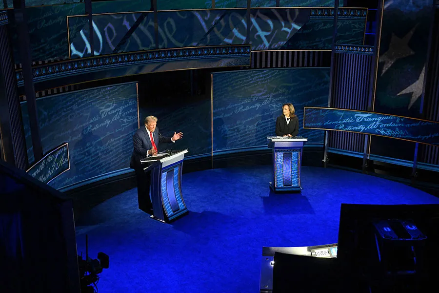 Lo que dejó el debate tenso de Trump y Harris