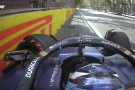 VIDEO: Colapinto se accidentó en los ensayos de la Fórmula 1 en Bakú