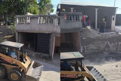 Construyó parte de su casa sobre la vereda y sus vecinos la hicieron demoler