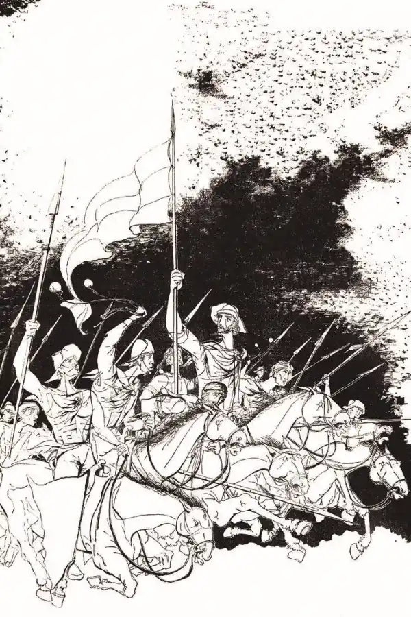 ARMAS PRECARIAS. Los gauchos improvisaron sus lanzas.