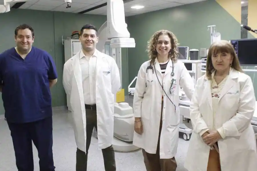 Importante Operación: colocaron con éxito un Implante de Válvula Pulmonar Percutáneo en un niño de 8 años