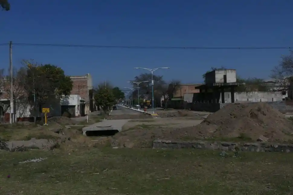 DETENIDA. El acceso se clausuró meses antes del lanzamiento de la obra.