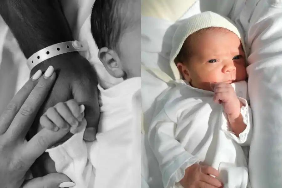 Papá orgulloso: el Kun Agüero compartió las fotos más tiernas de su hija recién nacida