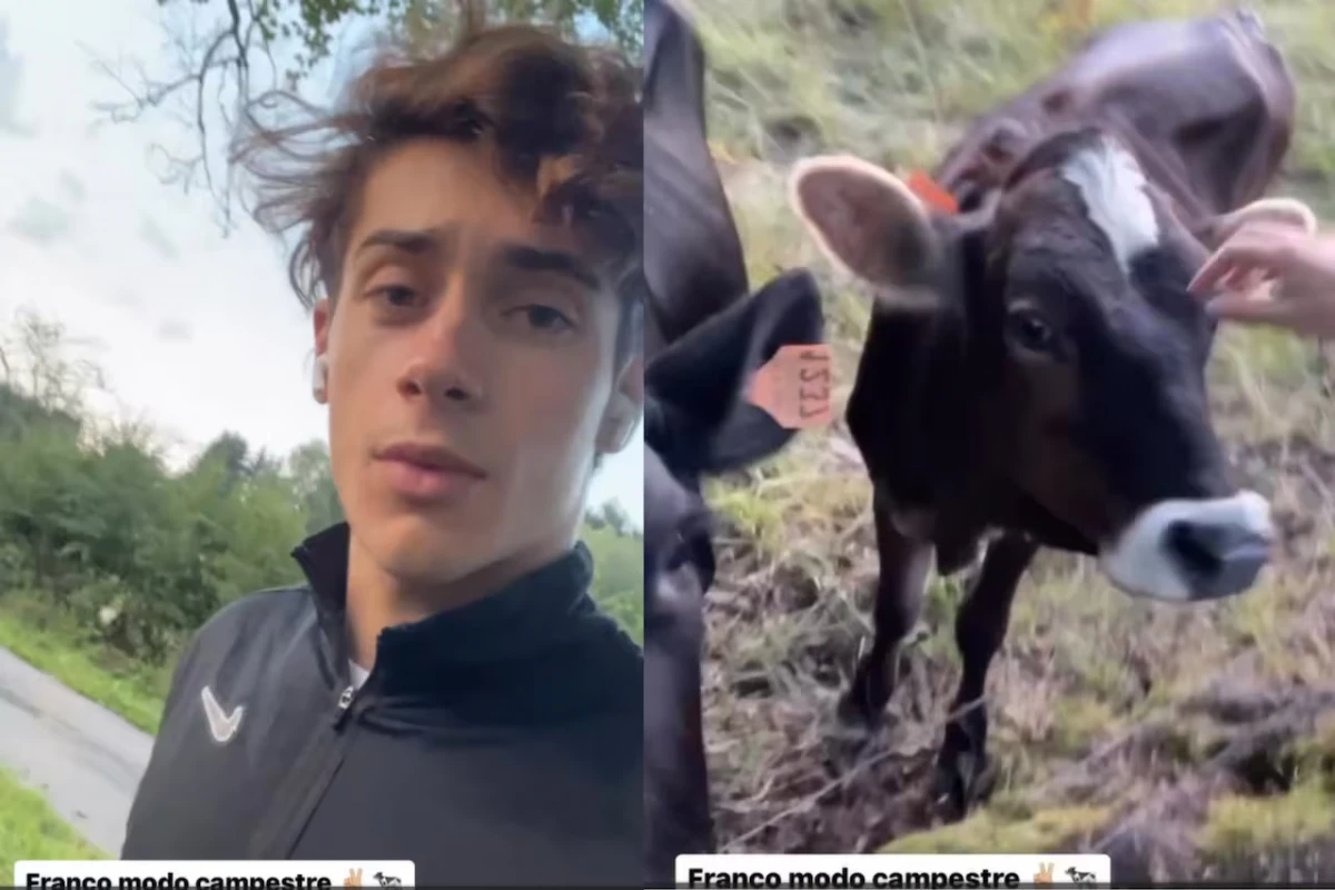 Franco modo campestre, el desconocido video del corredor argentino