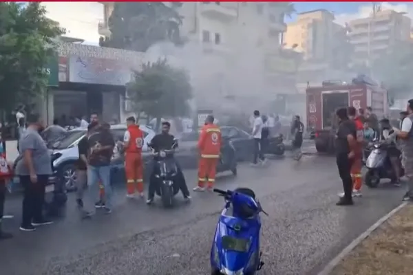 Ataque en el Líbano. CAPTURA DE VIDEO