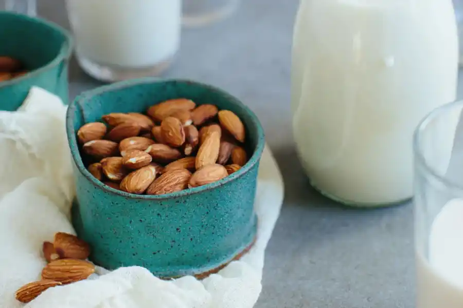 Almendras y leche, una combinación beneficiosa para el cerebro.
