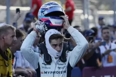 El increíble error de Colapinto en el GP de Singapur