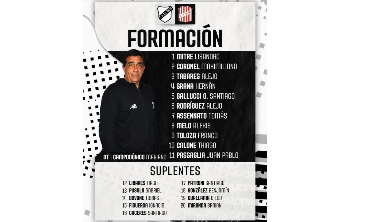 El 11 de All Boys