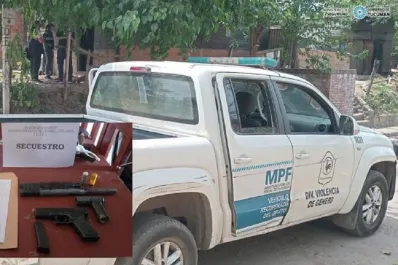 Lo investigaban por violencia de género y encontraron armas en su casa