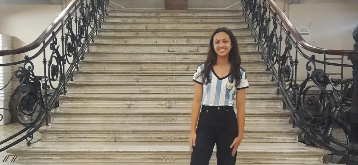 ESTUDIANTE SOBRESALIENTE. Martina Basgall Sequeira será una de las oradoras del congreso tucumano./ARCHIVO