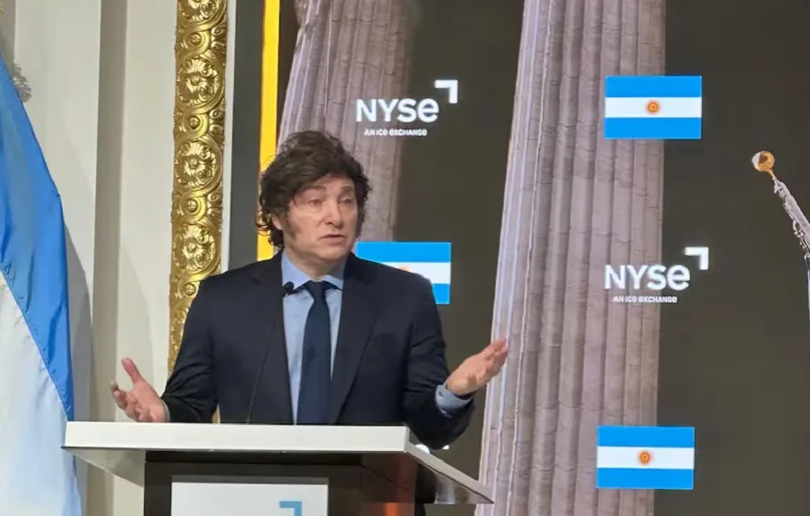 Javier Milei en Wall Street: “no estamos dispuestos a negociar bajo ningún punto de vista el equilibrio fiscal”