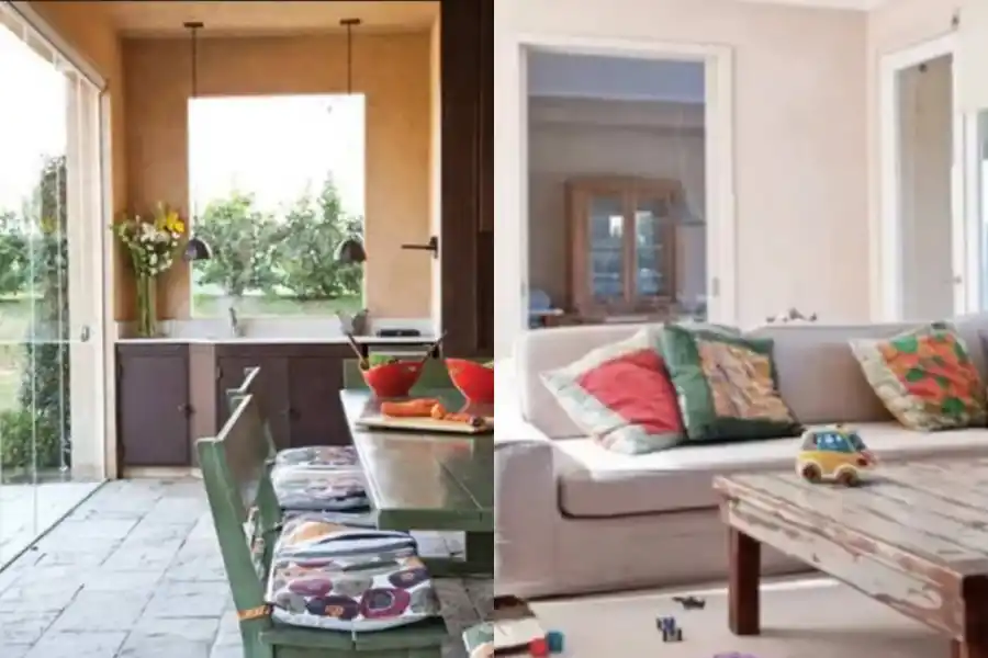 Sala de estar y entretenimiento para sus hijos.