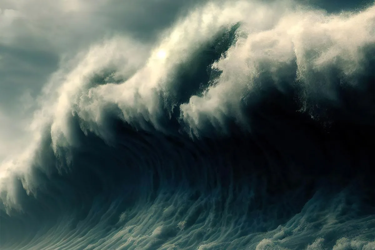 Un megatsunami azotó la costa este de Groenlandia.