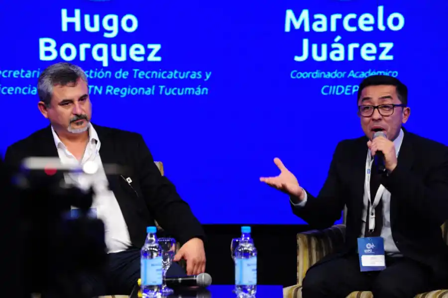 EXPOCON. Hugo Borquez y Marcelo Juárez.