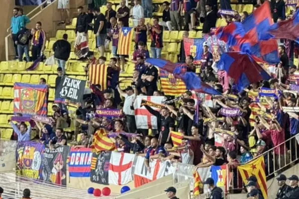 La dura sanción que recibió Barcelona por un cartel con un lema nazi