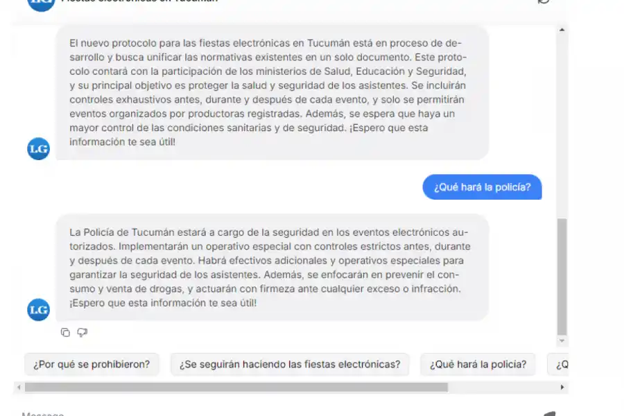 Prohibición de fiestas electrónicas: un bot de LA GACETA te responde todo lo que querés saber sobre la medida