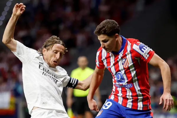 Con gol de Ángel Correa, Atlético de Madrid empató 1-1 frente a Real Madrid en un clásico marcado por los incidentes