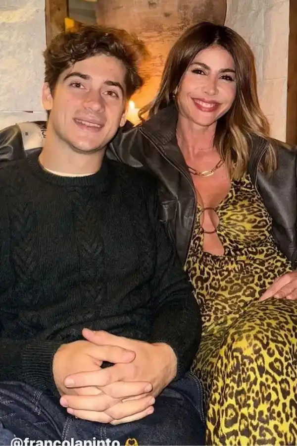 Franco Colapinto junto a Majo Martino.