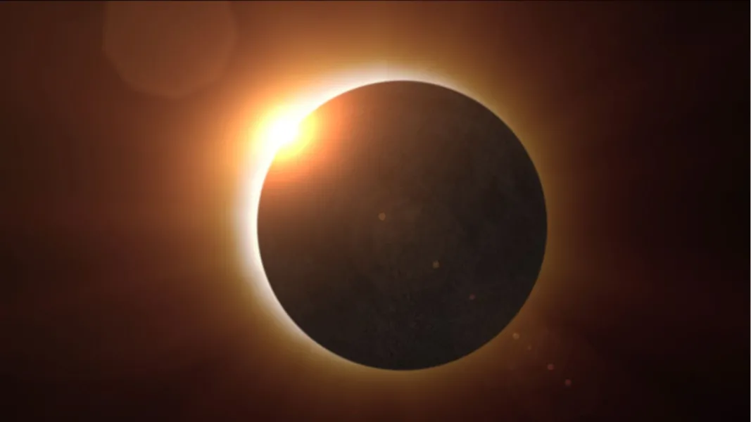 El 4% del sol seguirá siendo visible durante el eclipse.