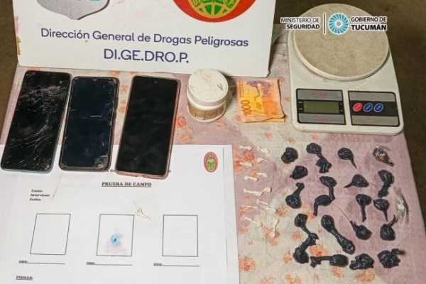 Hallan droga en una investigación por robo