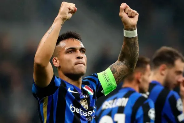 Lautaro Martínez anotó en la goleada de Inter por Champions