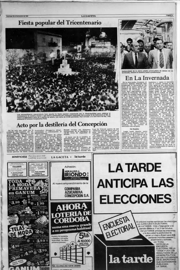 La torta de los 980 kilos: el dulce recuerdo del tricentenario de San Miguel de Tucumán