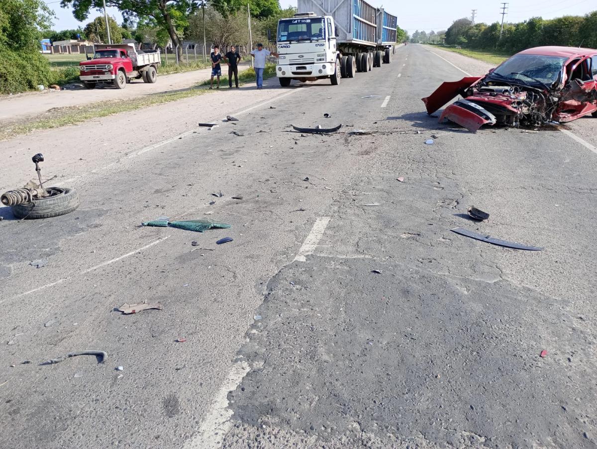 Violento choque en San Andrés: murió un hombre y otro resultó herido