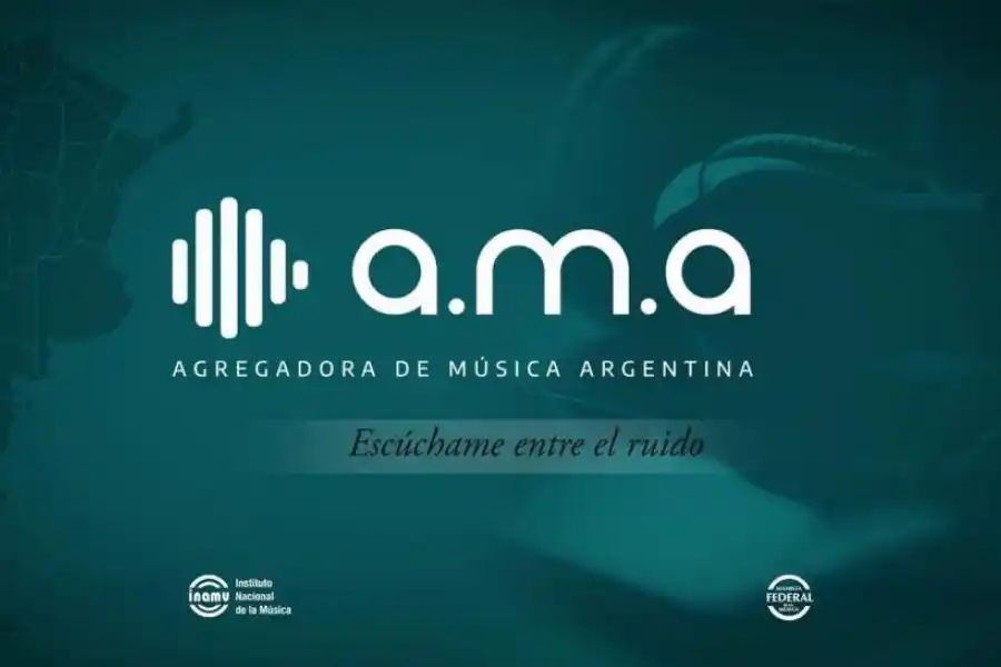 ASÍ SE VE. La portada de la plataforma Agregadora de Música Argentina, de articulación pública/privada.
