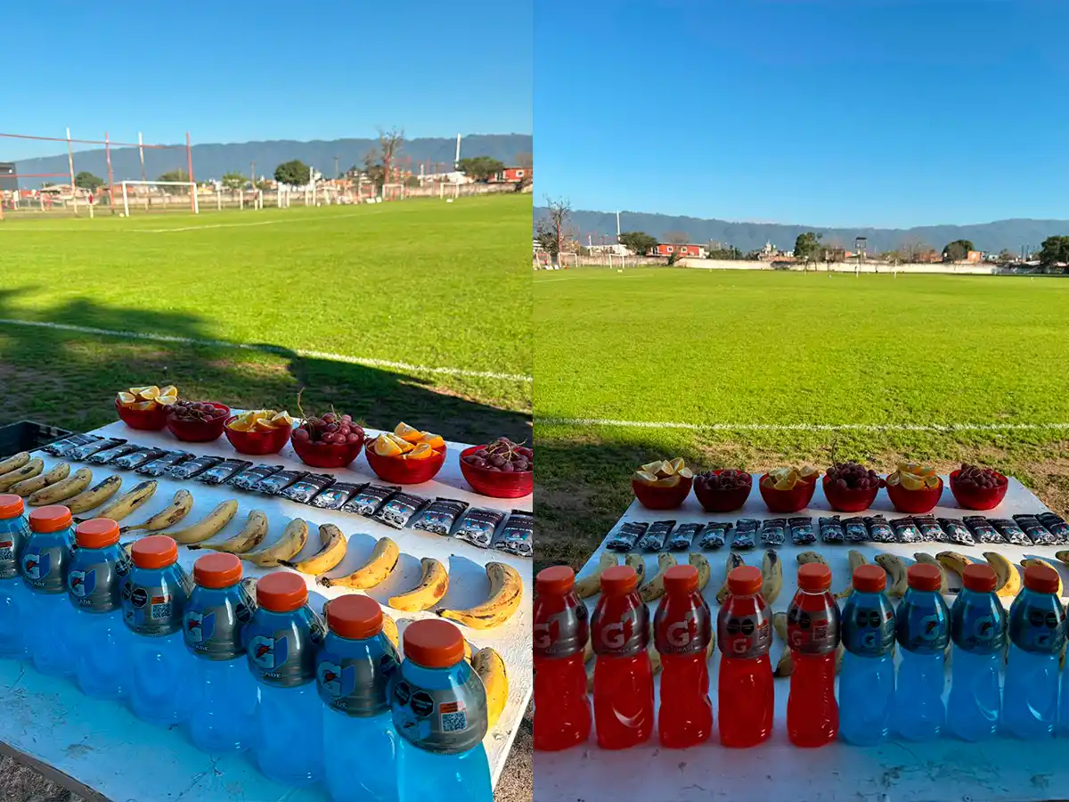 EN EL COMPLEJO. Esta es la alimentación del plantel cuando se entrena en el predio.