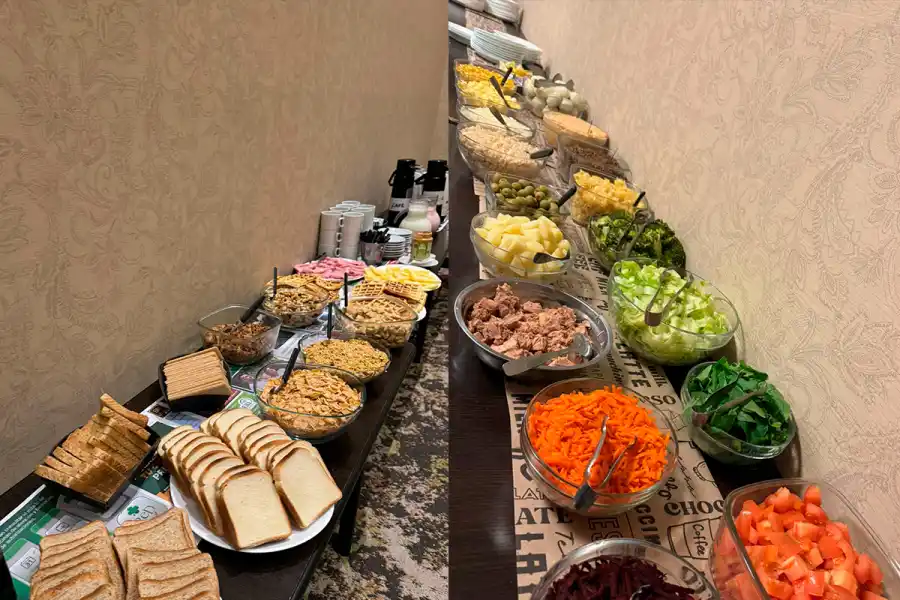 DISTINTAS OPCIONES. Amduni planifica durante la semana los desayunos y almuerzos que tendrá el plantel durante las concentraciones.