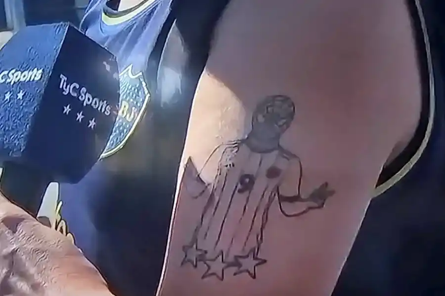 Increíble: un hincha de Boca se tatuó a Julián Álvarez