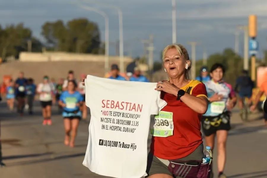 Paula Salto encontró a su hijo gracias al running