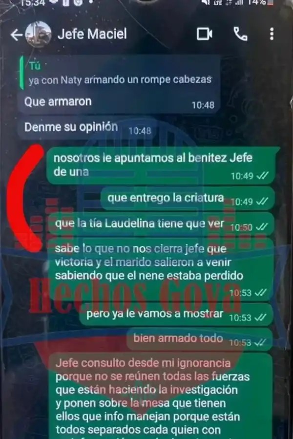 Cada quien con su información: filtraron los chats de los policías que investigaron el caso Loan