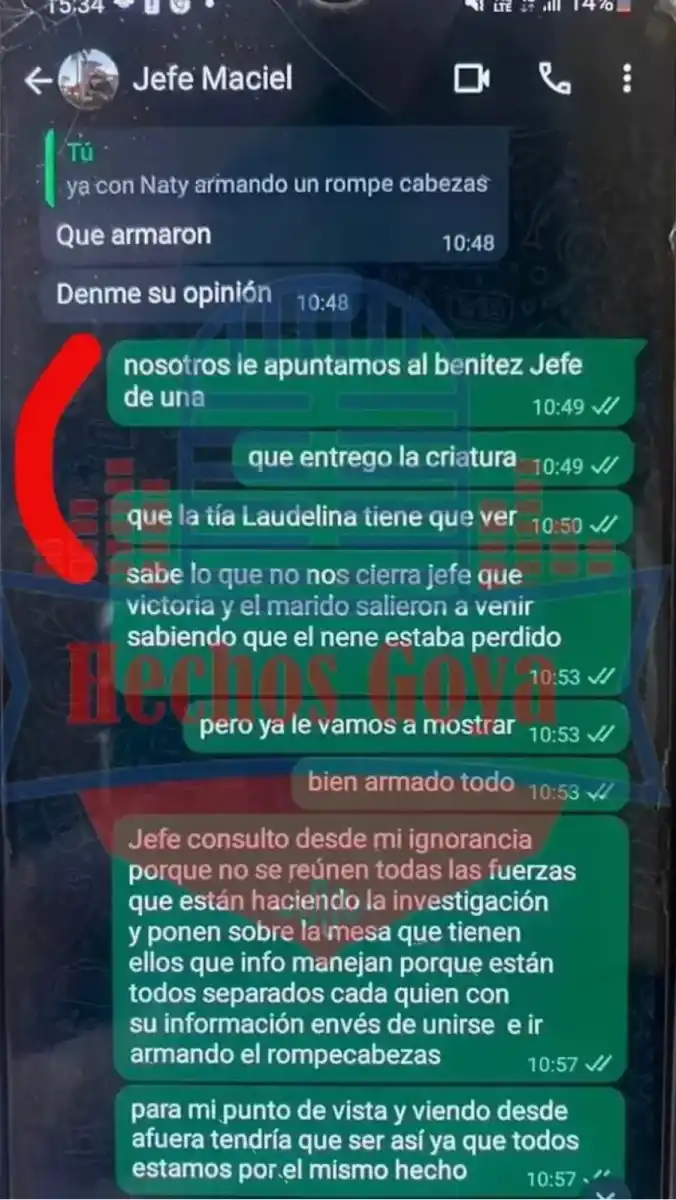 Cada quien con su información: filtraron los chats de los policías que investigaron el caso Loan