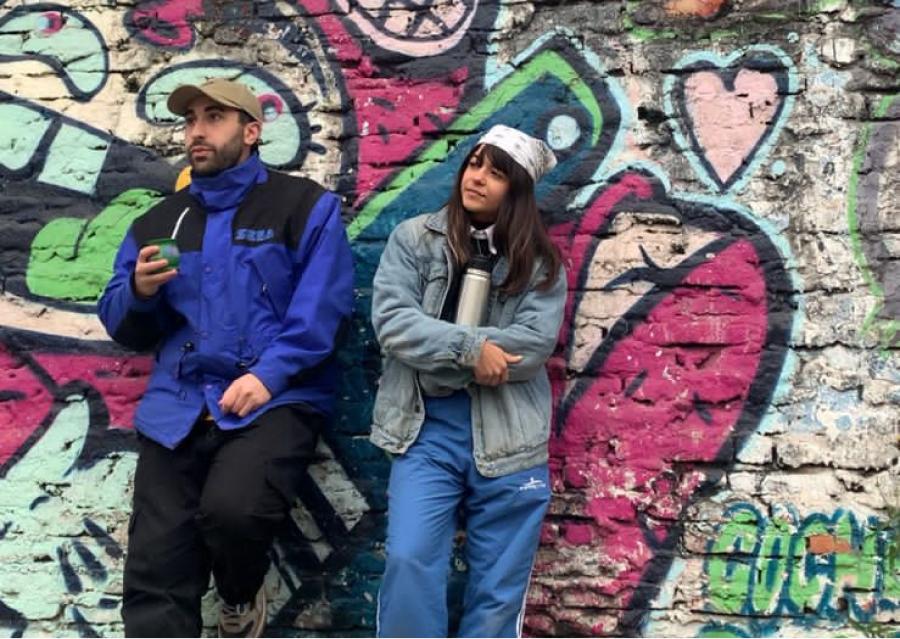 UN FESTIVAL PARA JÓVENES. Los organizadores de Laboratorio de Hip Hop y del Festival Esquinas son Marcos Zeitune y Lua Ribeiro, profes de rap y de danza respectivamente. / GENTILEZA MARCOS ZEITUNE.