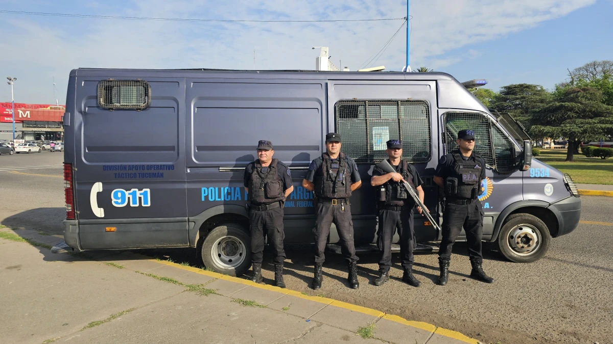 La Policía Federal lanzó este sábado un operativo de seguridad en el Parque 9 de Julio