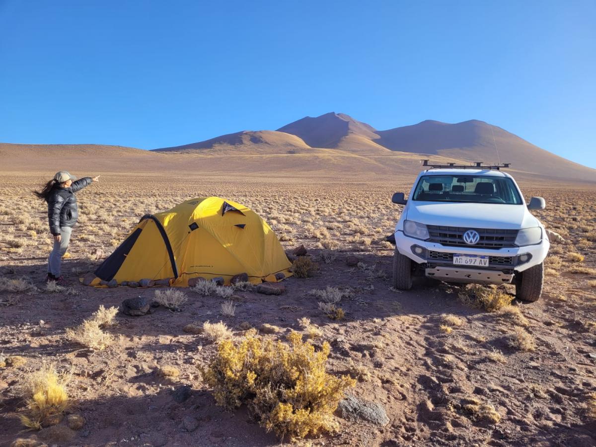 Ratones: cómo es conquistar la cima de un volcán casi olvidado, junto a una mascota