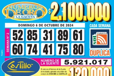 Los Números de Oro de LA GACETA